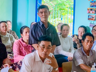 Đại biểu HĐND phường tiếp xúc cử tri Tổ dân phố Vũng Ngán – đảo Hòn Tre